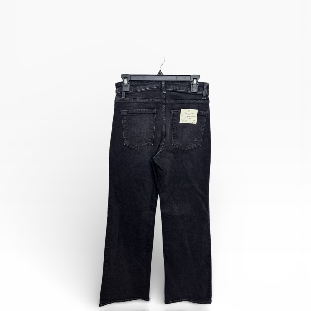 Fidelity Women's Kelli High Full Black Wide Leg Jeans Size 27 *622 - Picture 2 of 2